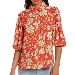 Nanette Nanette Lepore Crepe Chiffon Blouse / NWT/ XS
